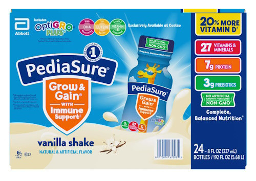 PediaSure with OptiGRO Plus Kids Shake, 8 fl oz., 24-count